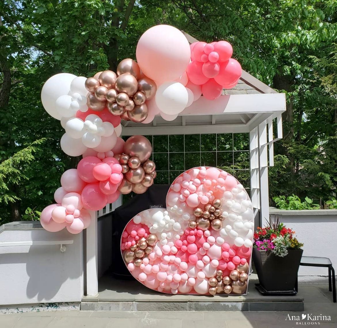 Engagement Proposal Balloon Decoration