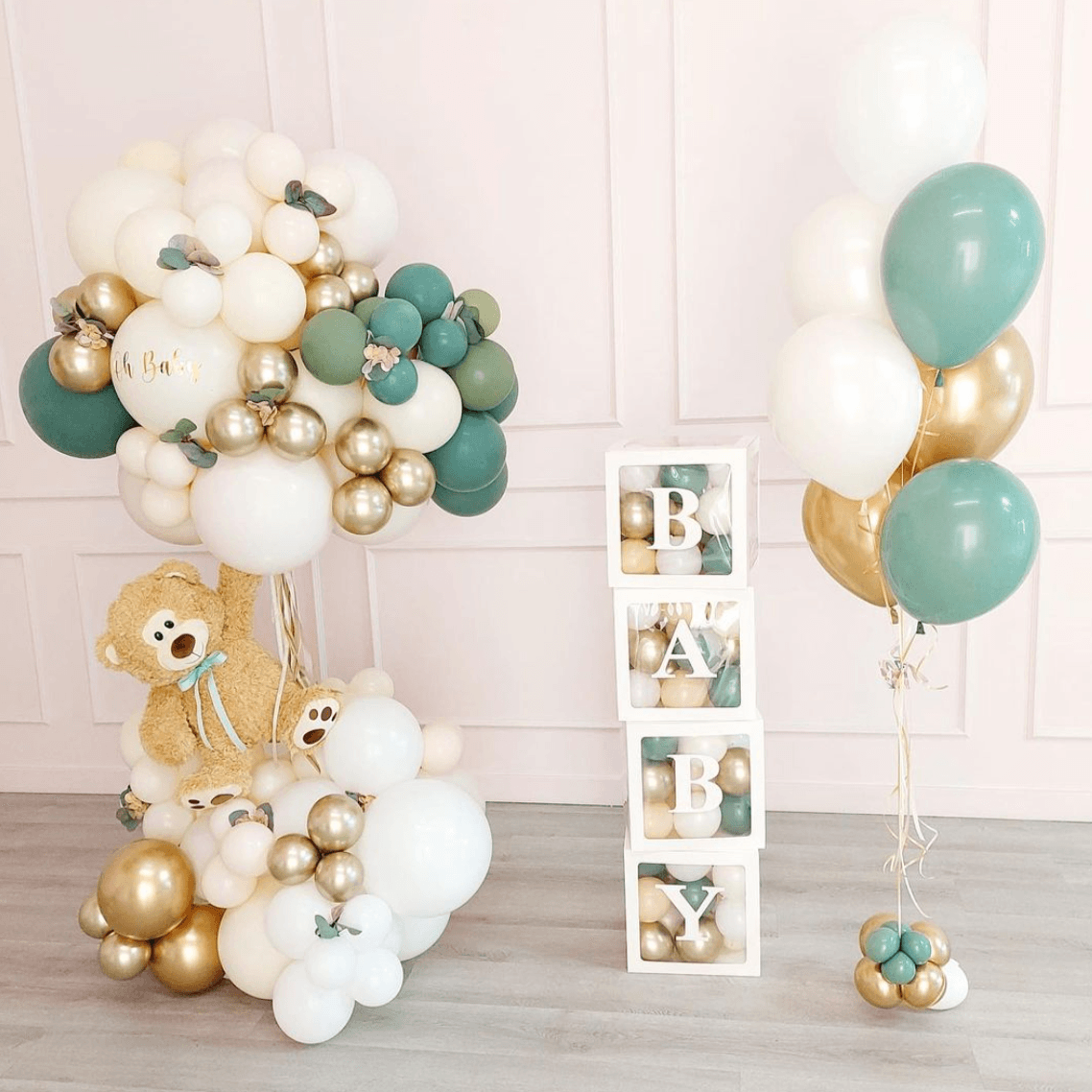Gender reveal balloons