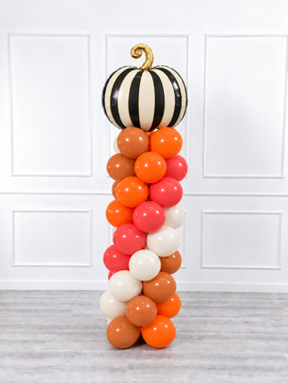 Halloween - Classic Balloon Column - Elegant Pumpkin - Orange