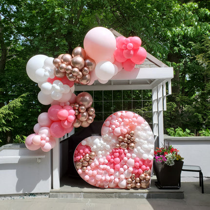 Valentine's Balloon Mosaic Heart