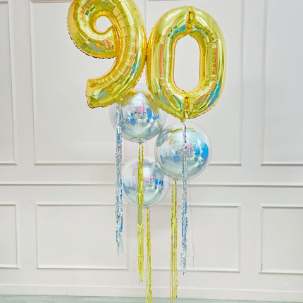 Number Orbz Balloon Bouquet