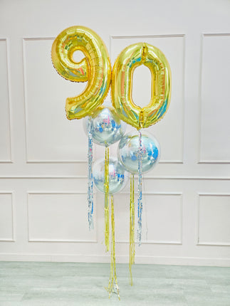 Number Orbz Balloon Bouquet