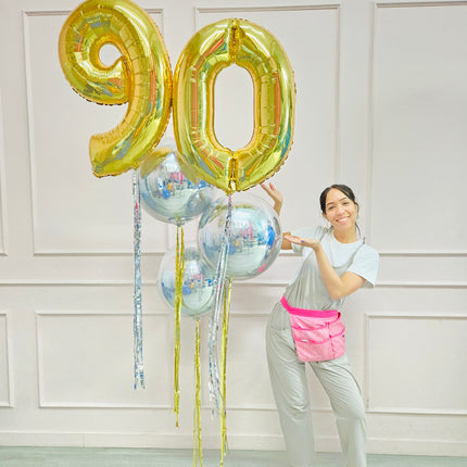 Number Orbz Balloon Bouquet