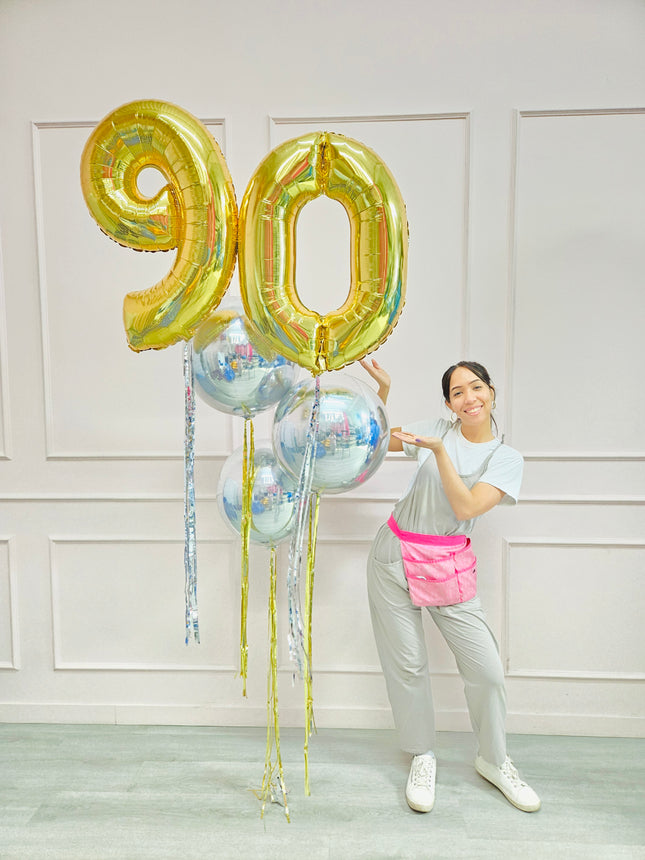 Number Orbz Balloon Bouquet