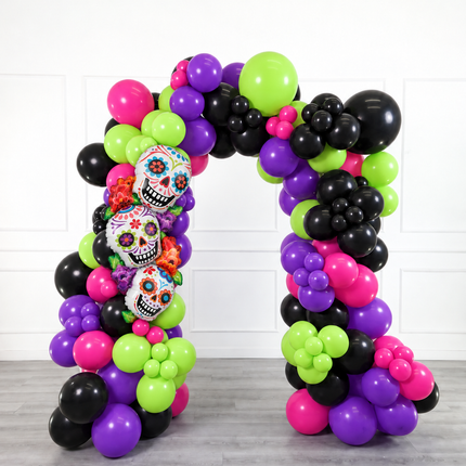 Halloween - Balloon Arch - Sugar Skull - Vibrant Fun