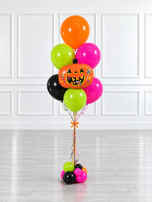 Halloween - Balloon Bunch - Pumpkin - Bright Fun (8 balloons)
