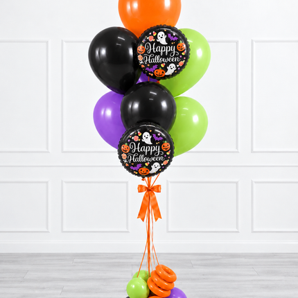 Halloween - Balloon Bunch - Happy Characters - Vibrant Fun (9 balloons)