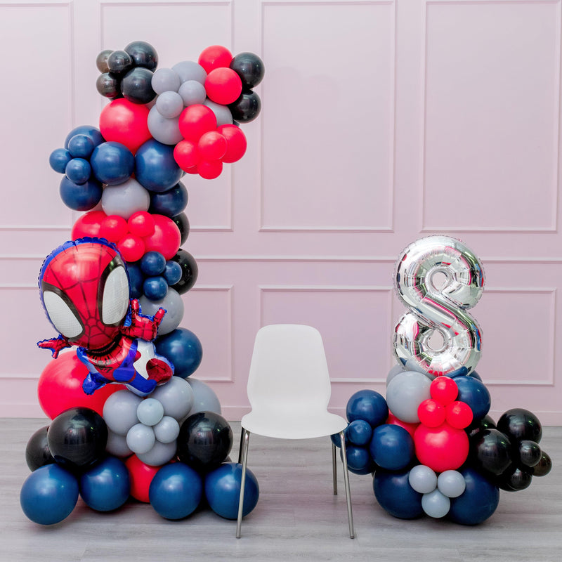 Superhero - Spiderman - Selfstanding Balloon Garland and stack-2