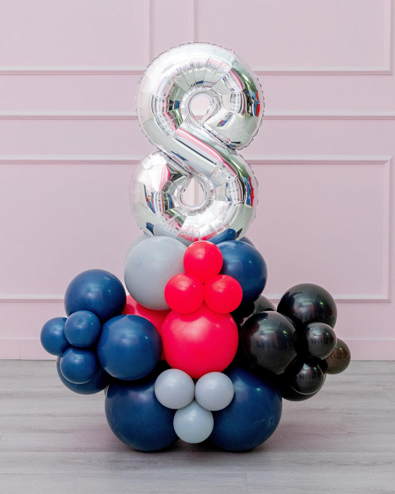 Superhero - Spiderman - Selfstanding Balloon Garland and stack-4