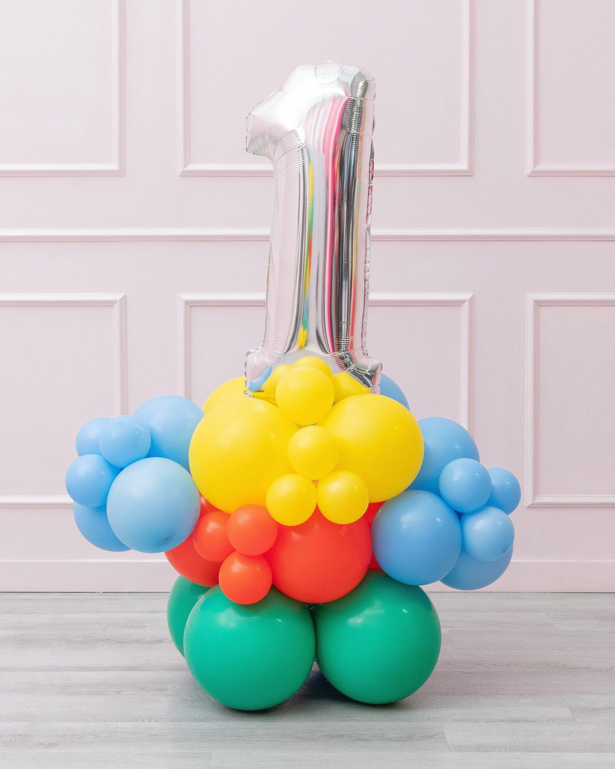 Rainbow Fun - Number Balloon Stack