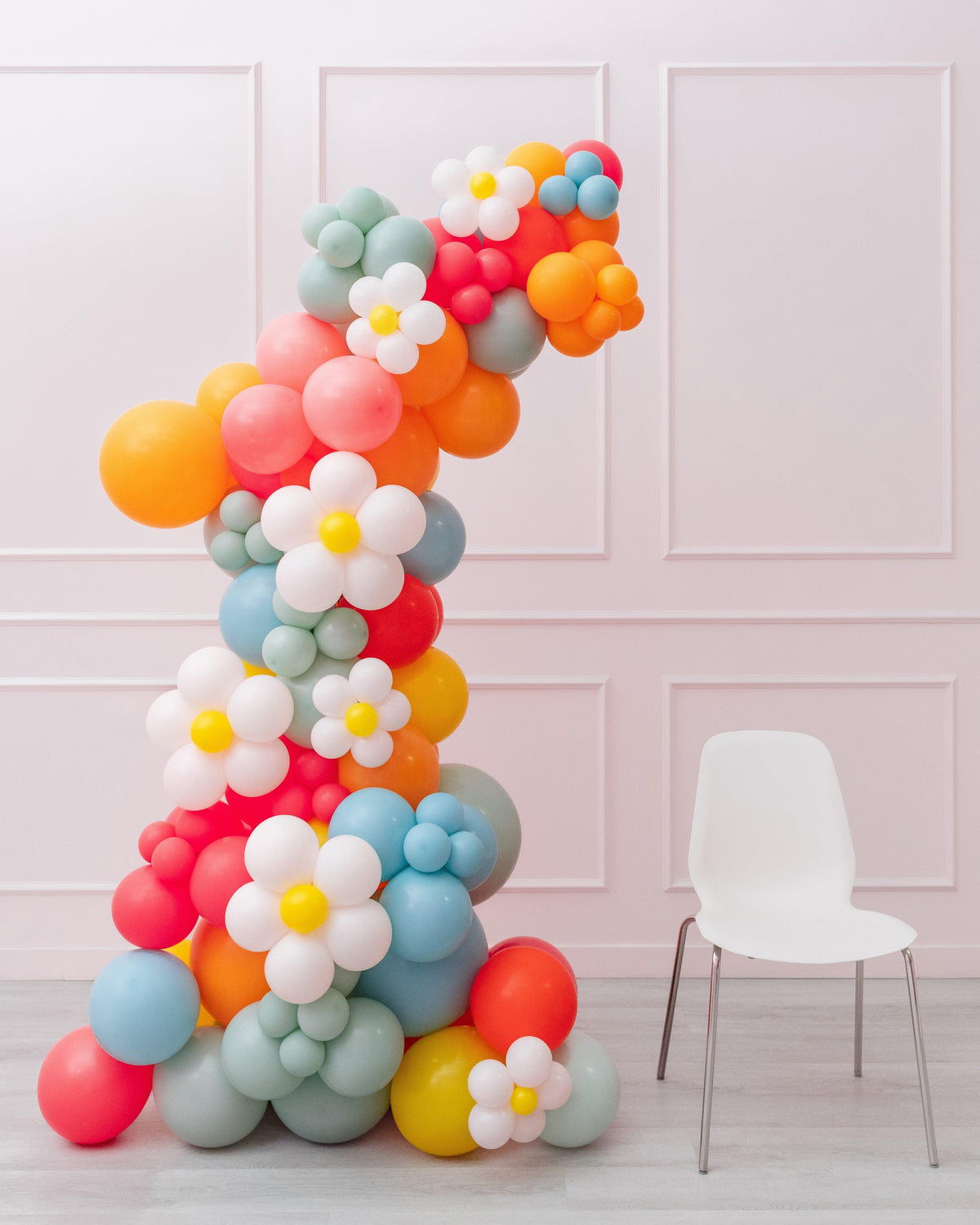 Daisy Flower - Organic Balloon Garland