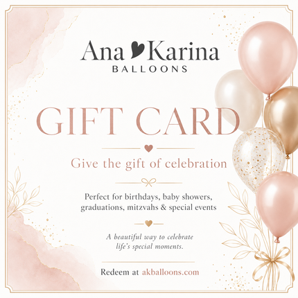AK Ballons Gift Card