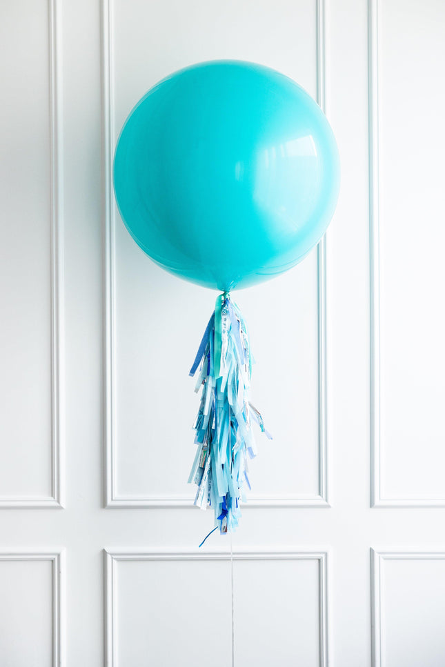 Personalized Jumbo Balloon - Aqua