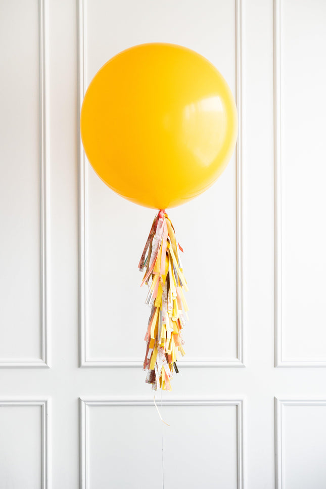 Personalized Jumbo Balloon - Yellow