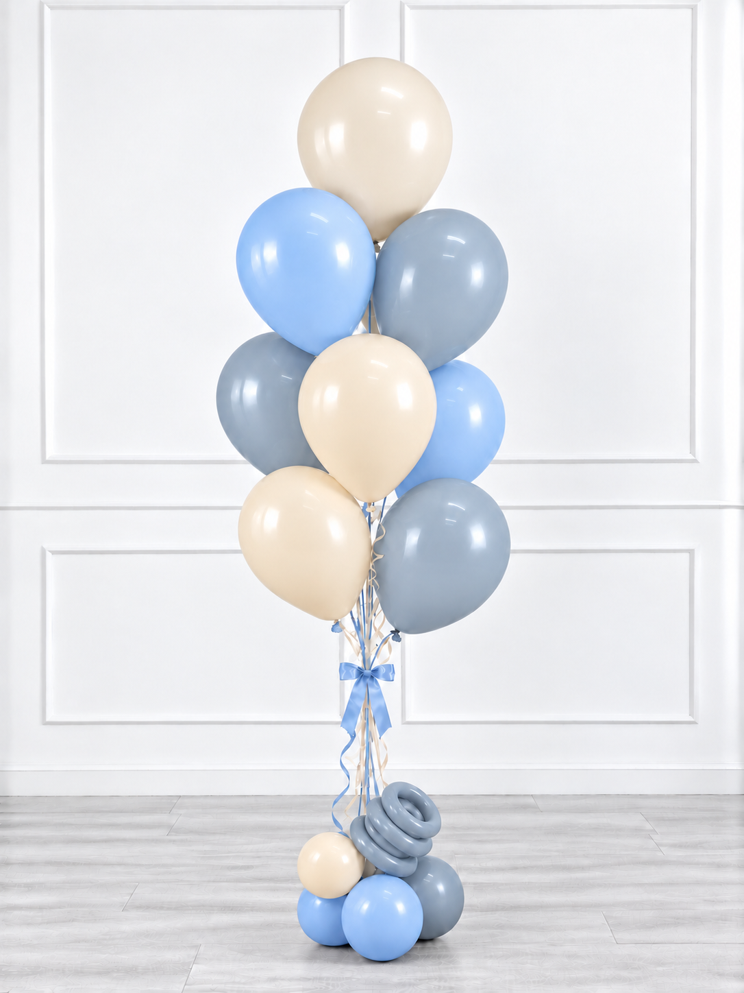 Ana Karina Balloons blue serenity balloon bunch deluxe