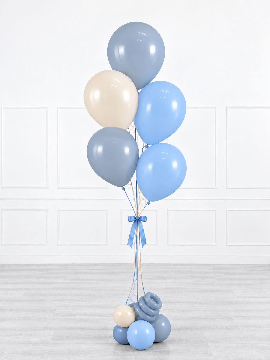Ana Karina Balloons blue serenity balloon bunch classic