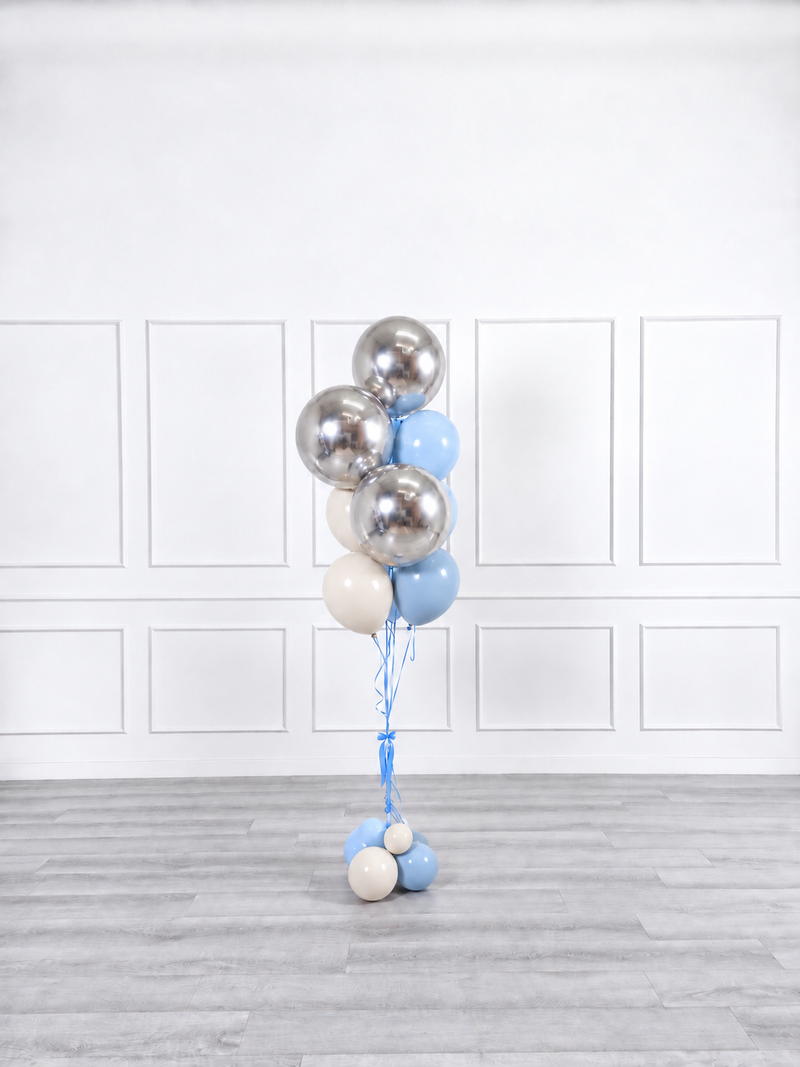 Ana Karina Balloons blue serenity balloon bunch orbz luxe