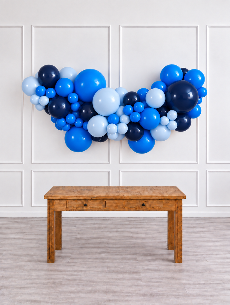 Ana Karina Balloons blue wonder easy-hang organic balloon garland, additional product image