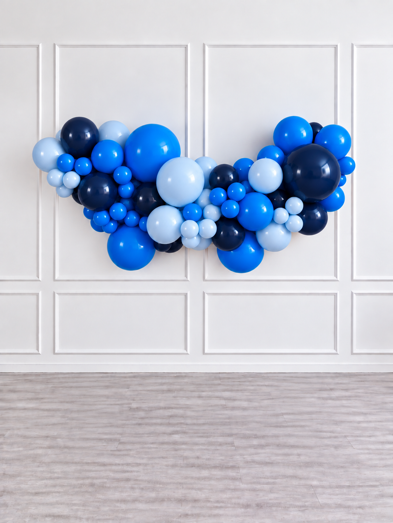 Ana Karina Balloons blue wonder easy-hang organic balloon garland