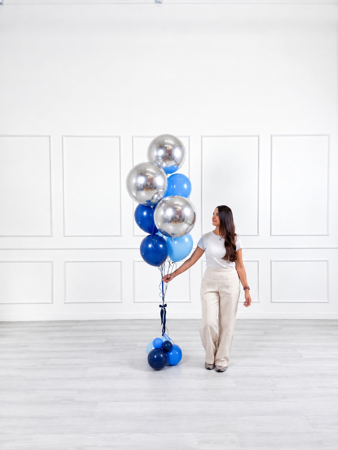 Ana Karina Balloons blue wonder balloon bunch orbz luxe, additional product image