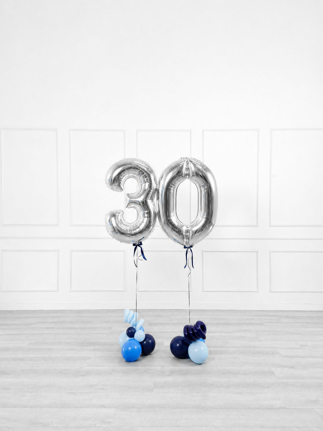 Ana Karina Balloons blue wonder foil numbers