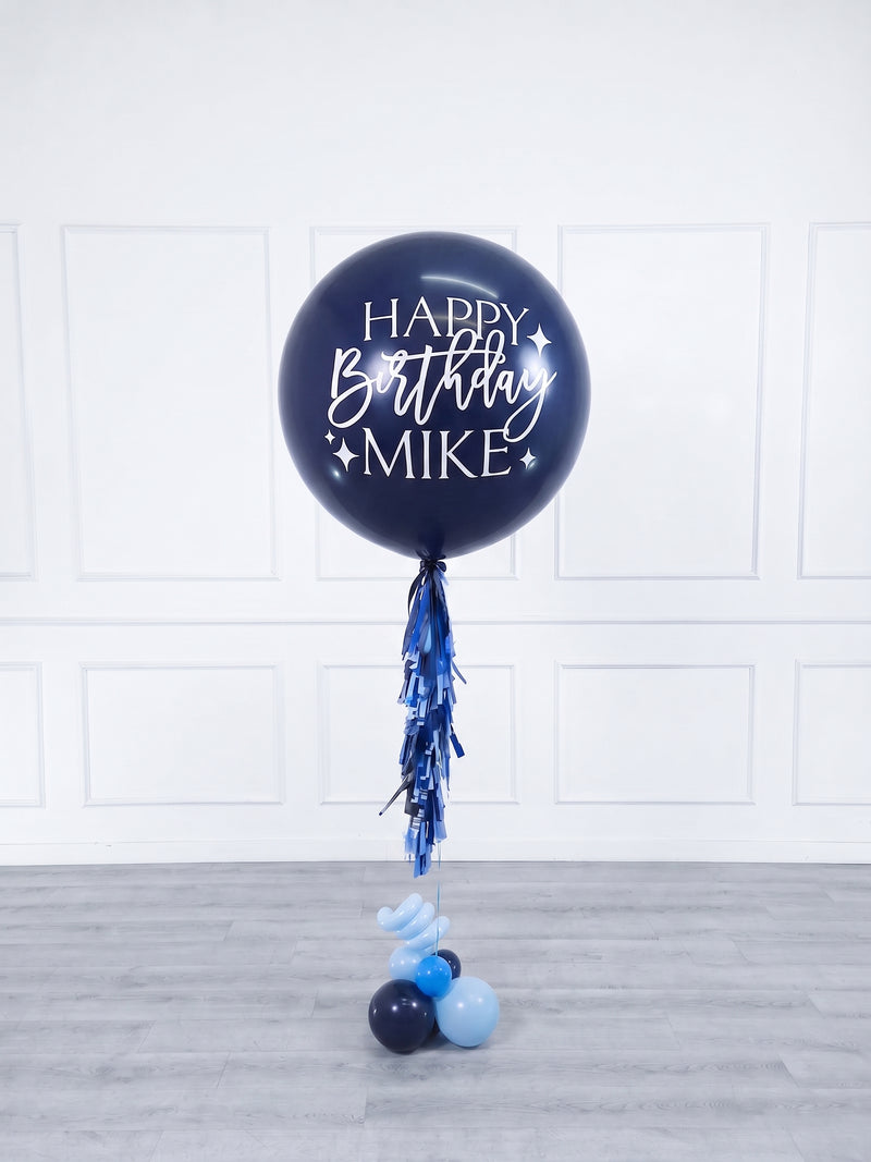 Ana Karina Balloons blue wonder personalized jumbo balloon