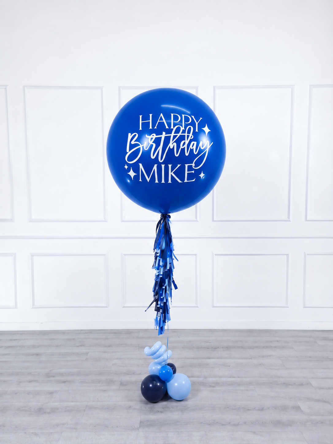 Ana Karina Balloons blue wonder personalized jumbo balloon, additional product image