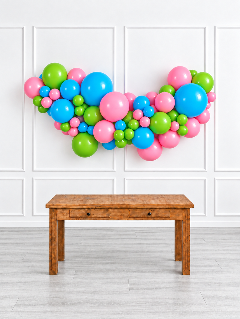 Ana Karina Balloons candy garden easy-hang organic balloon garland, additional product image