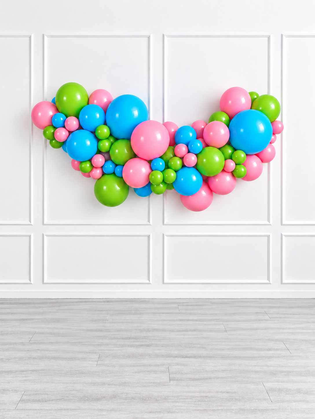Ana Karina Balloons candy garden easy-hang organic balloon garland