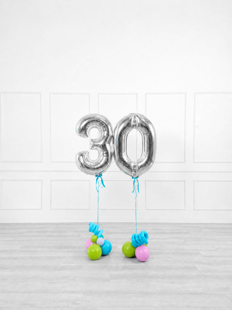Ana Karina Balloons candy garden foil numbers