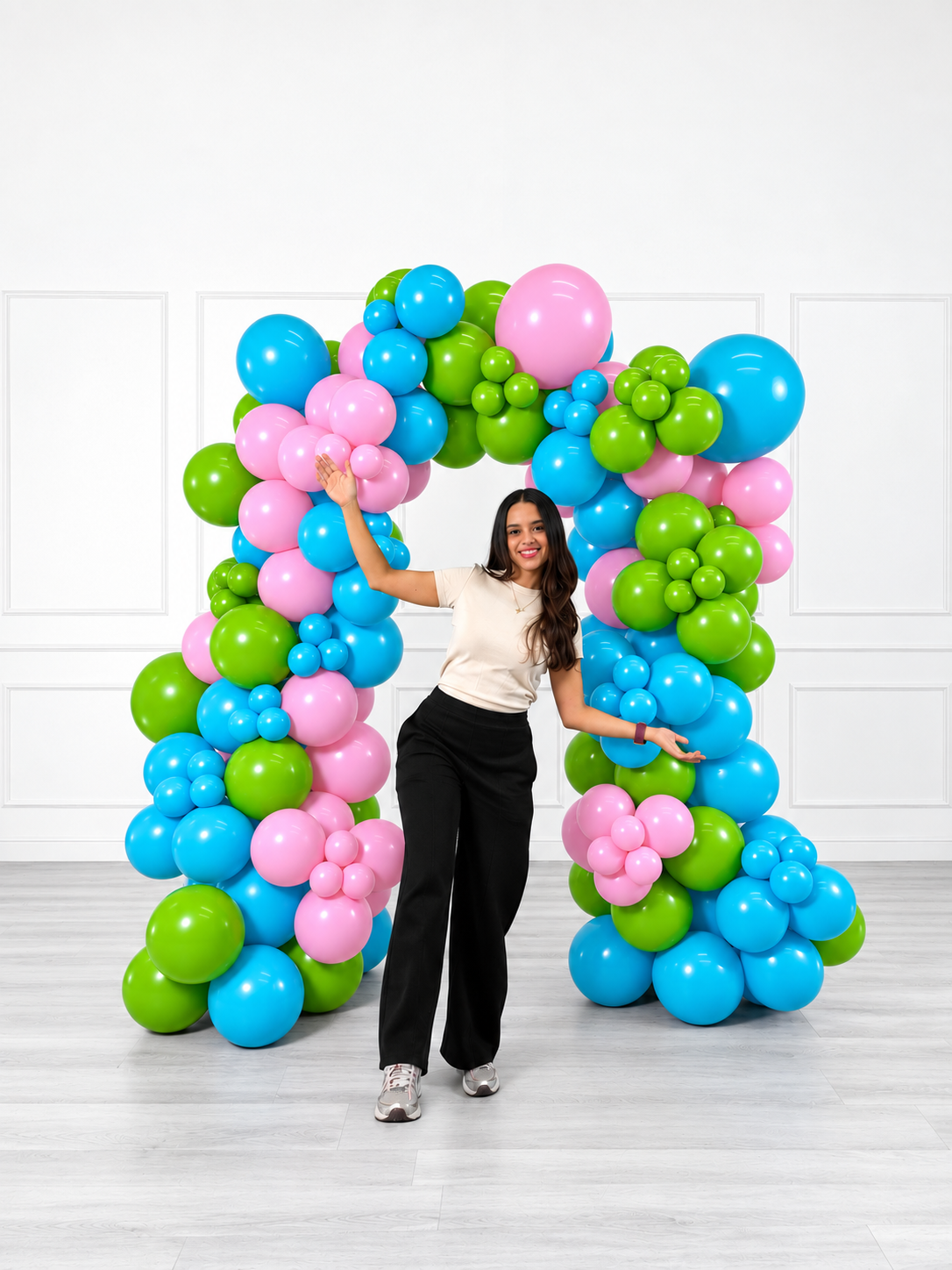 Ana Karina Balloons candy garden organic balloon arch, additional product image