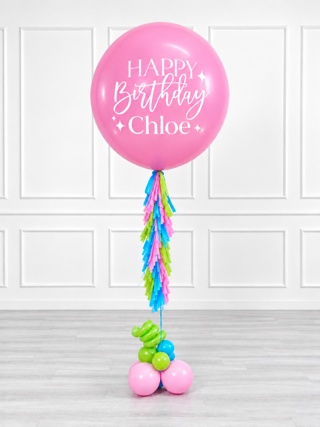 Ana Karina Balloons candy garden personalized jumbo balloon