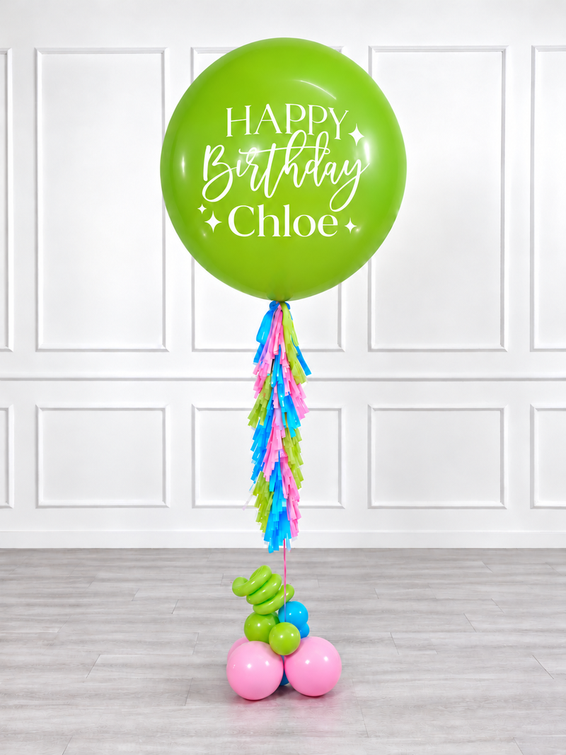 Ana Karina Balloons candy garden personalized jumbo balloon, additional product image