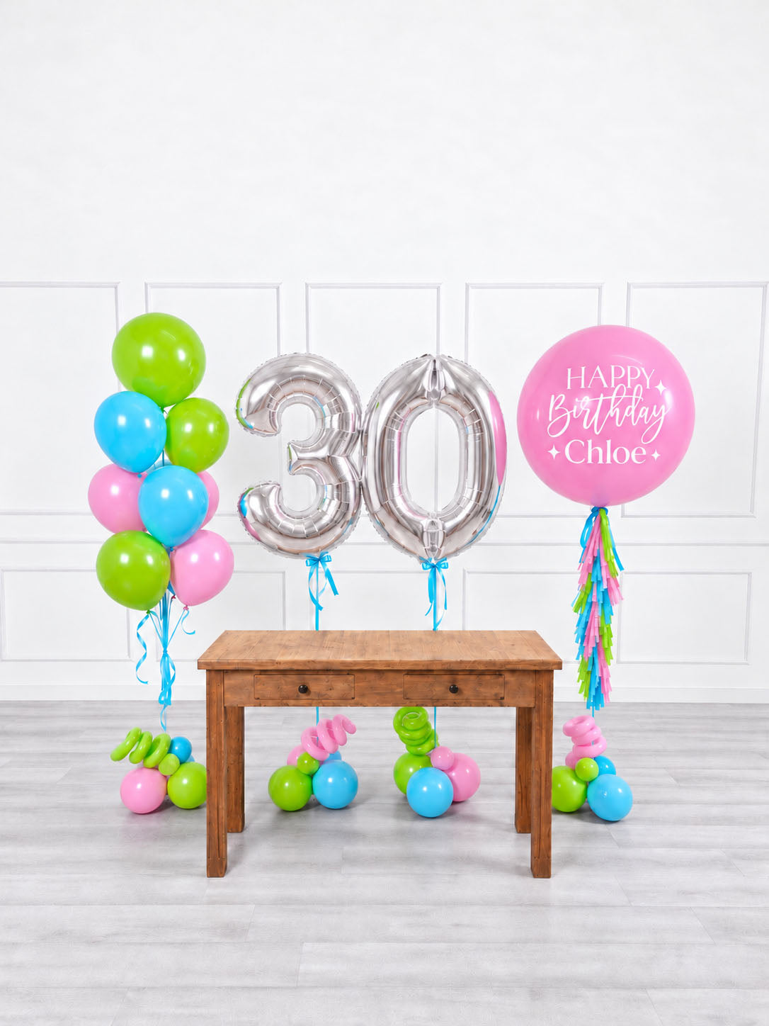 Ana Karina Balloons candy garden personalized birthday balloon set deluxe, additional product image