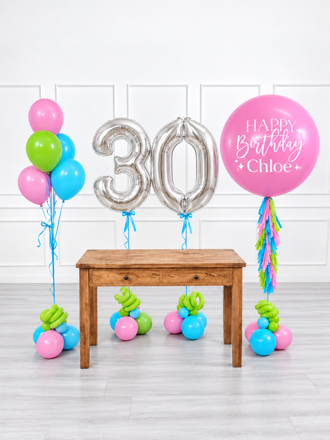 Ana Karina Balloons candy garden personalized birthday balloon set classic, additional product image