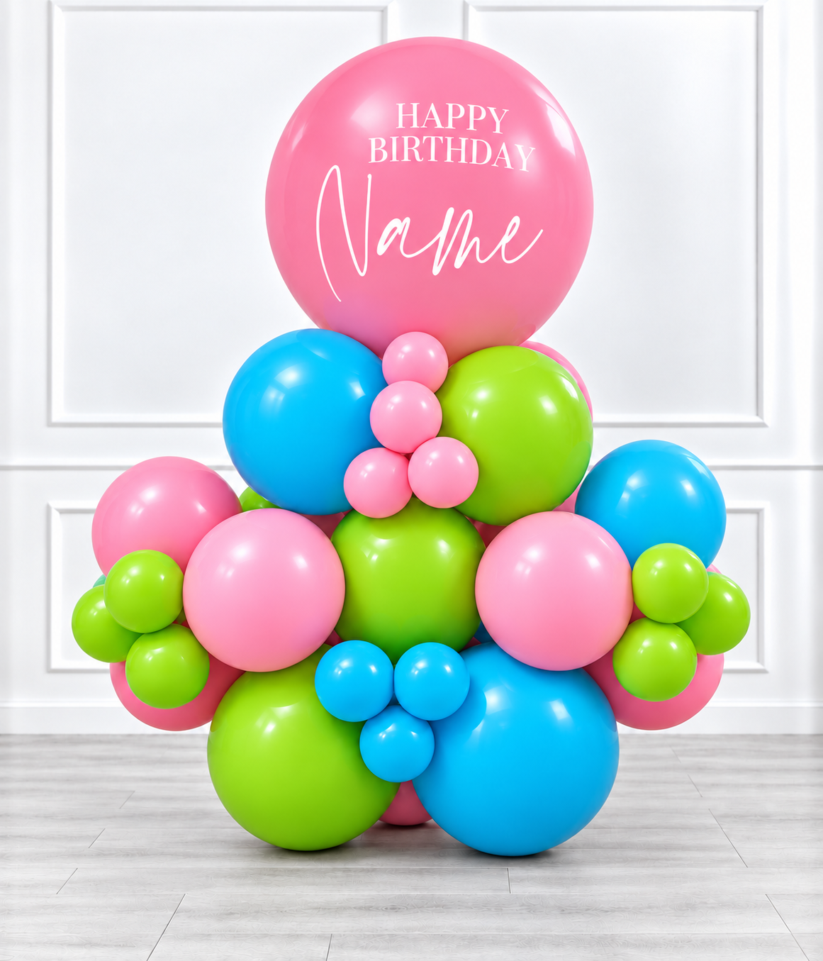 Ana Karina Balloons candy garden personalized stack balloons