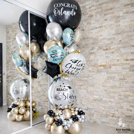 GRAD Jumbo Balloon Bouquet