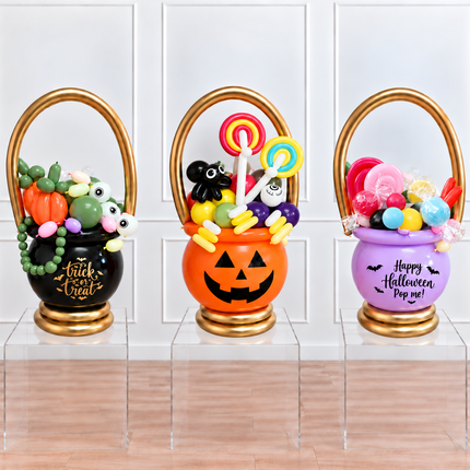 Halloween - Cauldron Balloon Surprise - Black