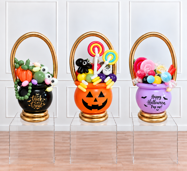 Halloween - Cauldron Balloon Surprise - Black