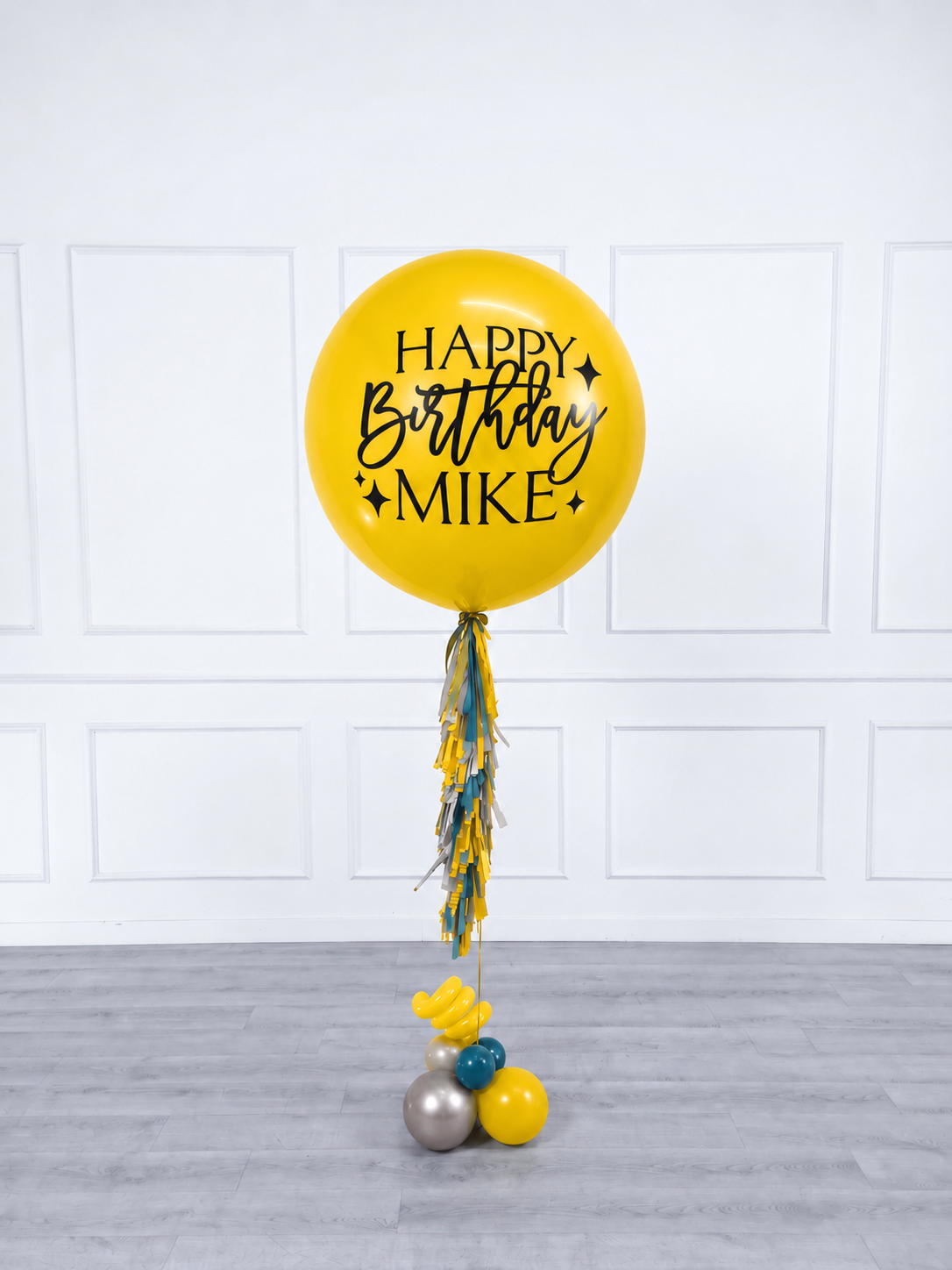 Ana Karina Balloons steel horizon personalized jumbo balloon