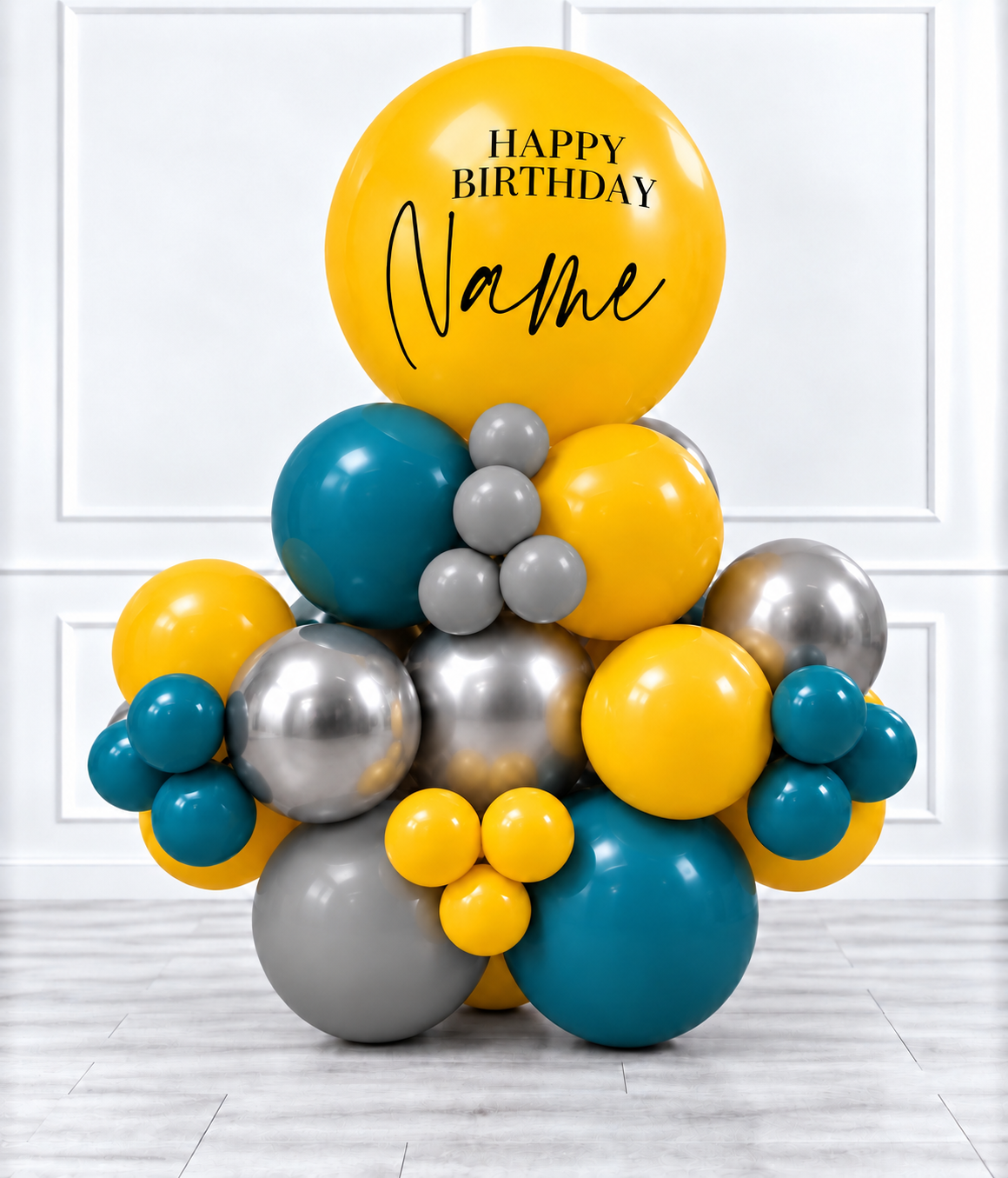 Ana Karina Balloons steel horizon personalized stack balloons