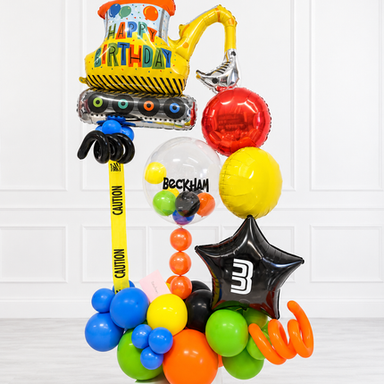 Construction - Personalized Balloon Bouquet