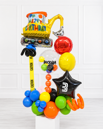 Construction - Personalized Balloon Bouquet