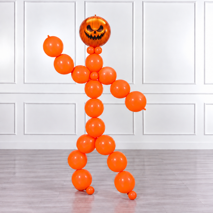Halloween - Dancer Men Balloons - Jack Skellington - Orange