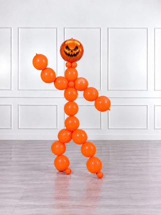 Halloween - Dancer Men Balloons - Jack Skellington - Orange