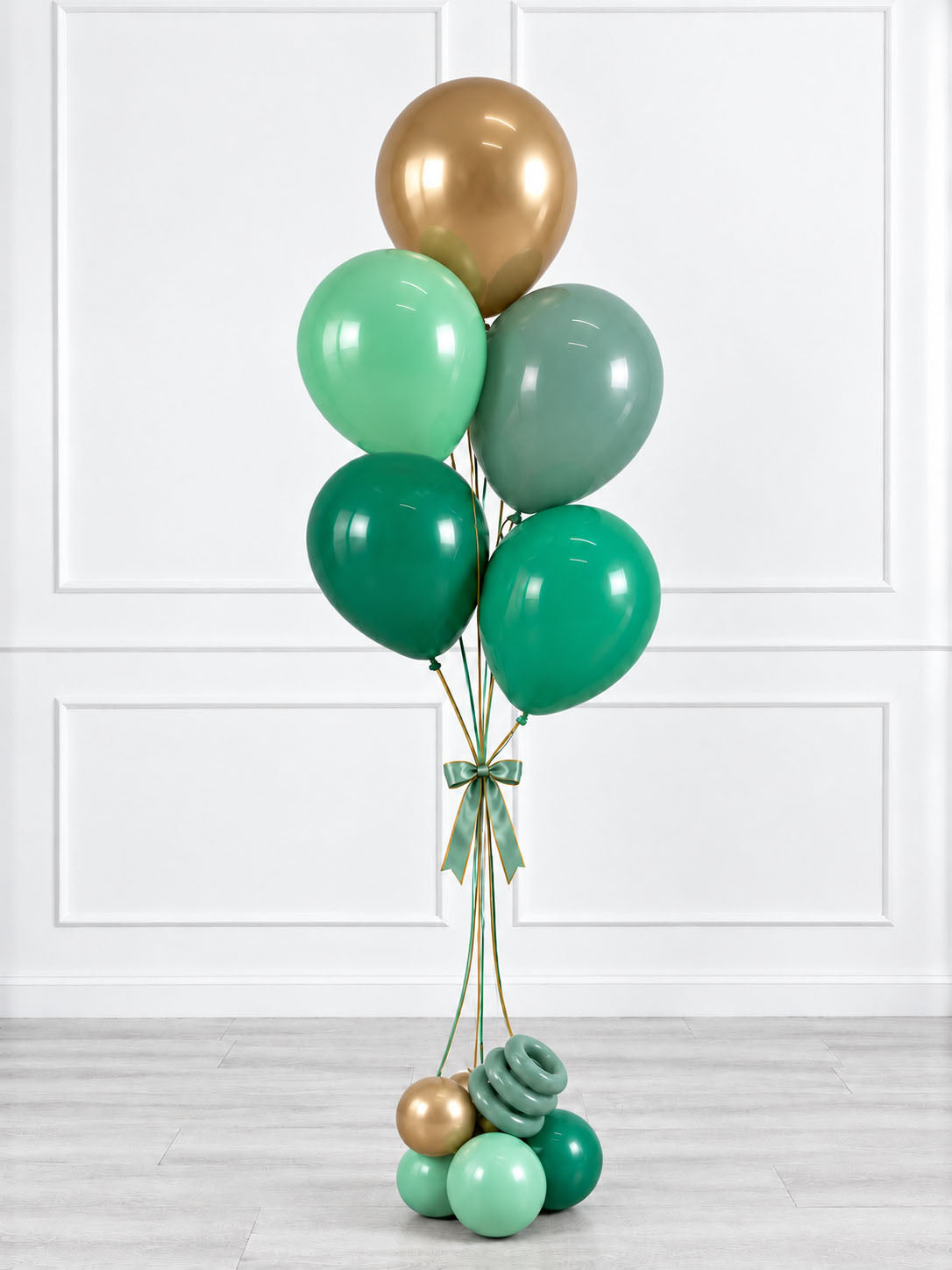 Ana Karina Balloons emerald forest balloon bunch classic