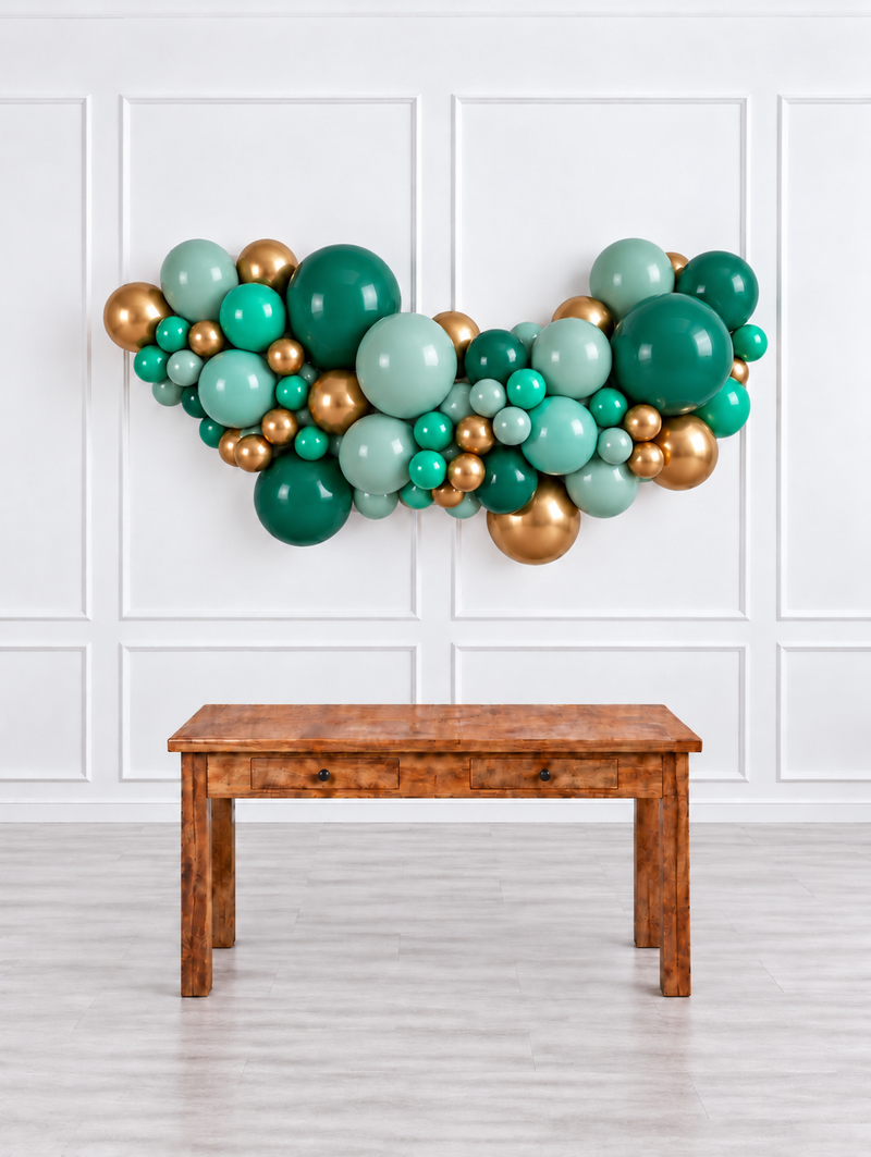 Ana Karina Balloons emerald forest easy-hang organic balloon garland, additional product image