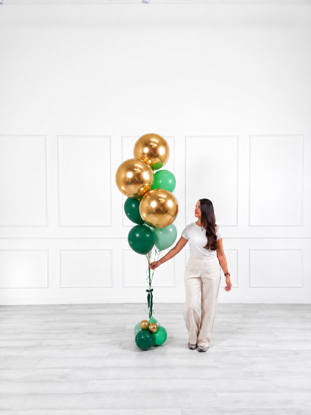 Ana Karina Balloons emerald forest balloon bunch orbz luxe, additional product image