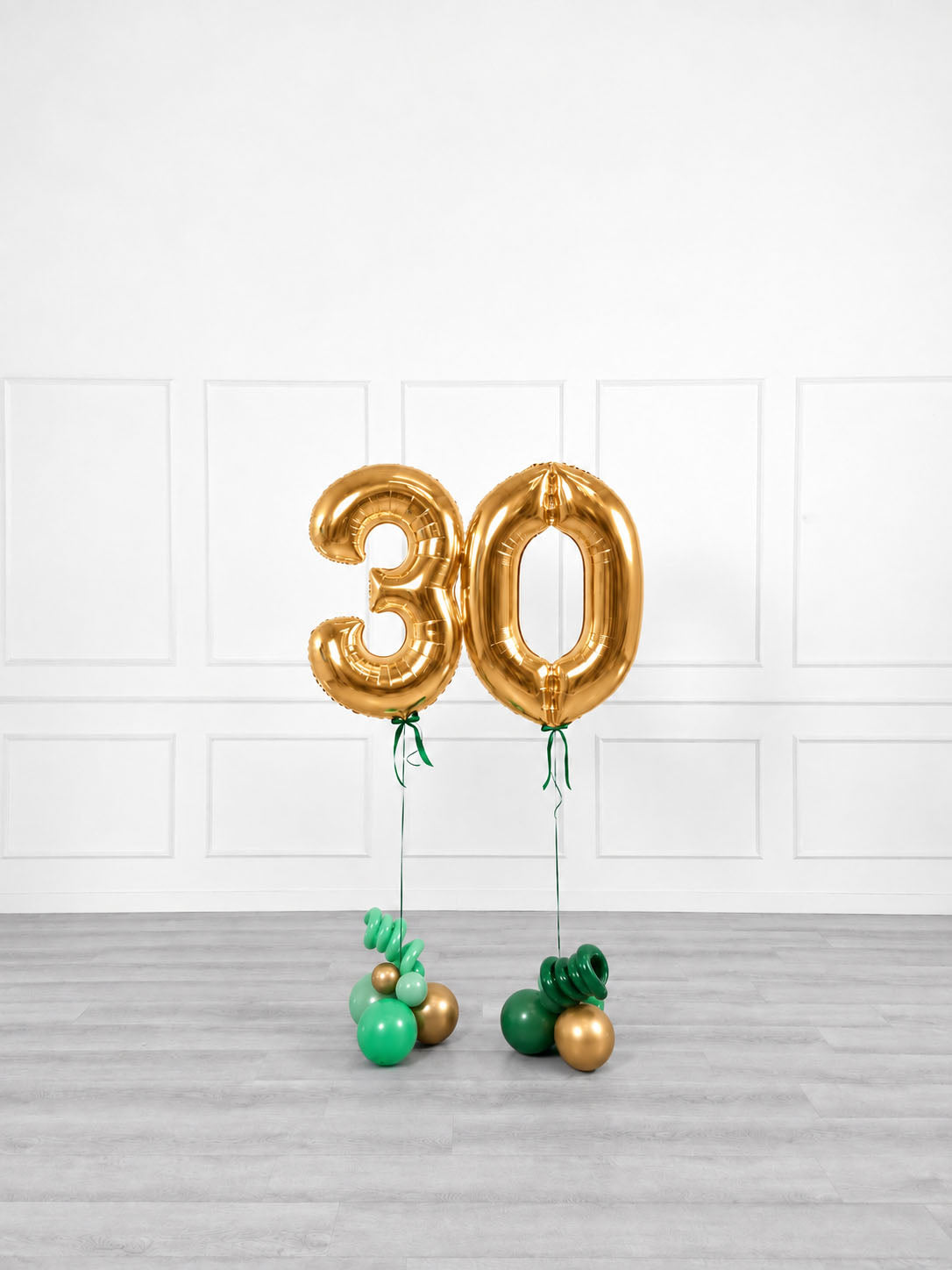 Ana Karina Balloons emerald forest foil numbers