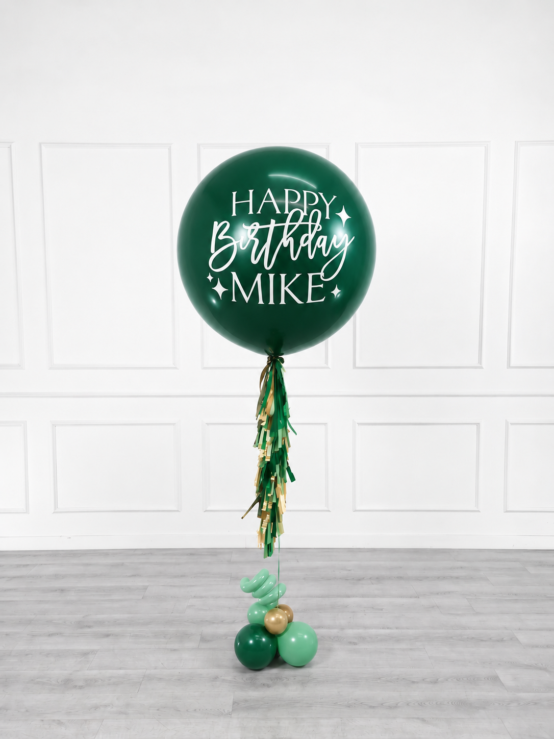 Ana Karina Balloons emerald forest personalized jumbo balloon